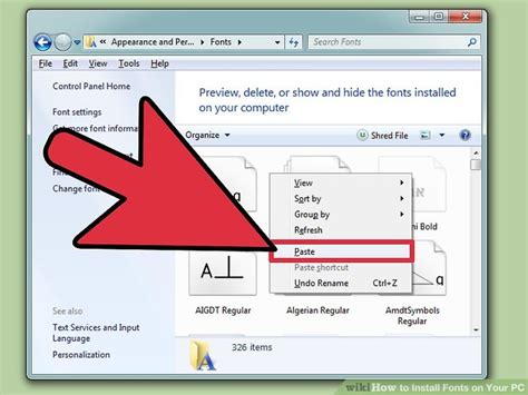 how to install fonts.